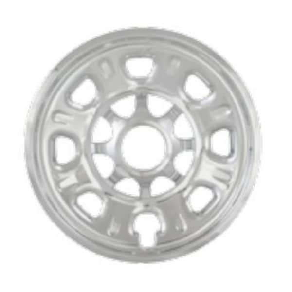 Coast2Coast 18", 8 Spoke, Chrome Plated, Plastic, Set Of 4, Compatible With Steel Wheels IWCIMP92X - main